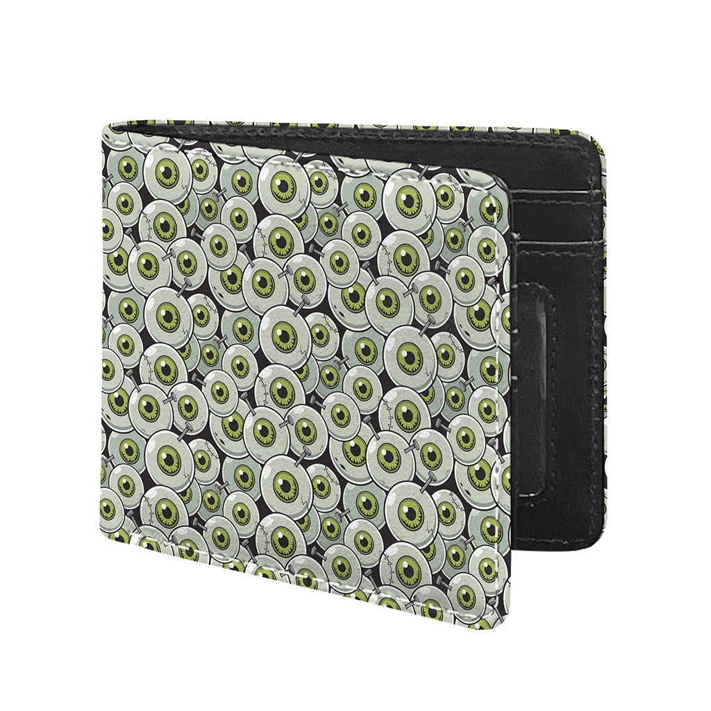 Frankenstein Eyeball Pattern Print Bifold Wallet