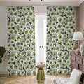 Frankenstein Eyeball Pattern Print Dimout Pencil Pleat Curtains