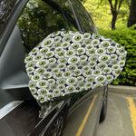 Frankenstein Eyeball Pattern Print Car Side Mirror Covers