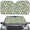 Frankenstein Eyeball Pattern Print Car Windshield Sun Shade