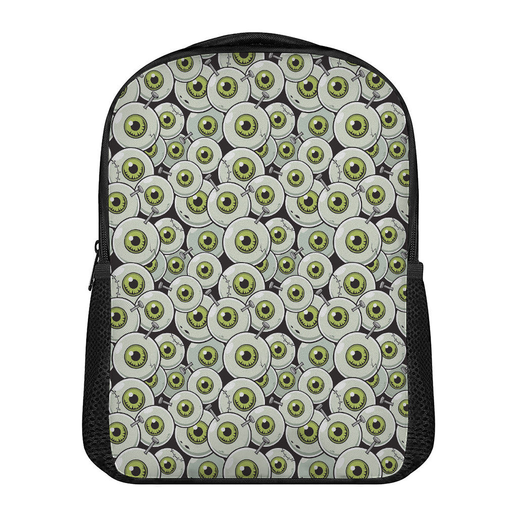 Frankenstein Eyeball Pattern Print Casual Backpack
