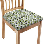 Frankenstein Eyeball Pattern Print Chair Cushion Cover