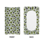 Frankenstein Eyeball Pattern Print Changing Pad Cover