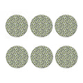 Frankenstein Eyeball Pattern Print Coaster Set