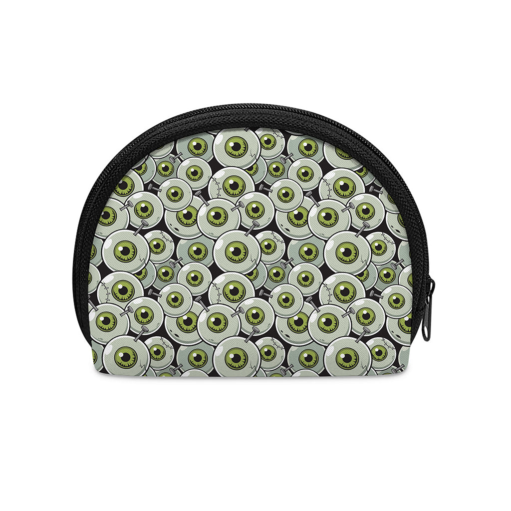 Frankenstein Eyeball Pattern Print Coin Purse