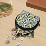 Frankenstein Eyeball Pattern Print Coin Purse