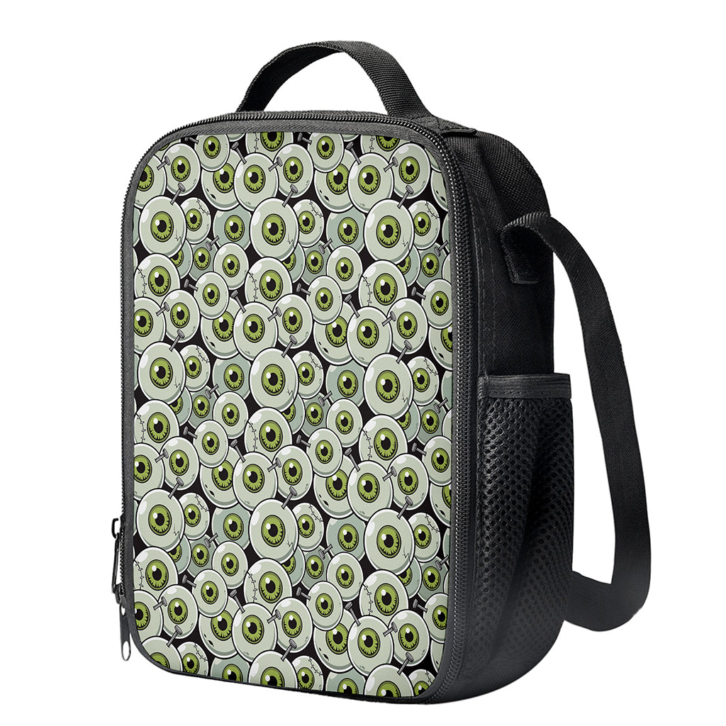 Frankenstein Eyeball Pattern Print Crossbody Lunch Bag