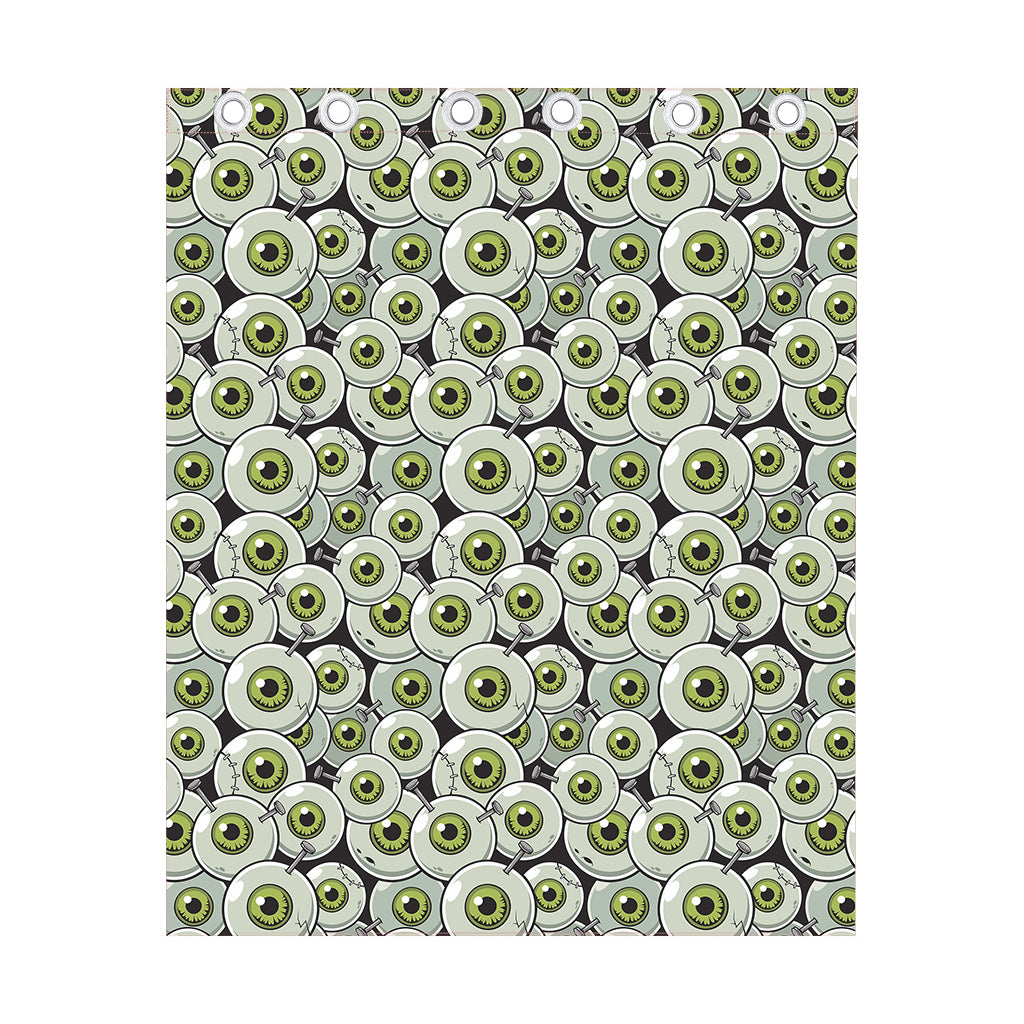 Frankenstein Eyeball Pattern Print Curtain