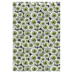 Frankenstein Eyeball Pattern Print Curtain