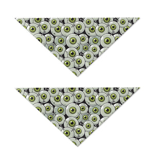 Frankenstein Eyeball Pattern Print Dog Bandana