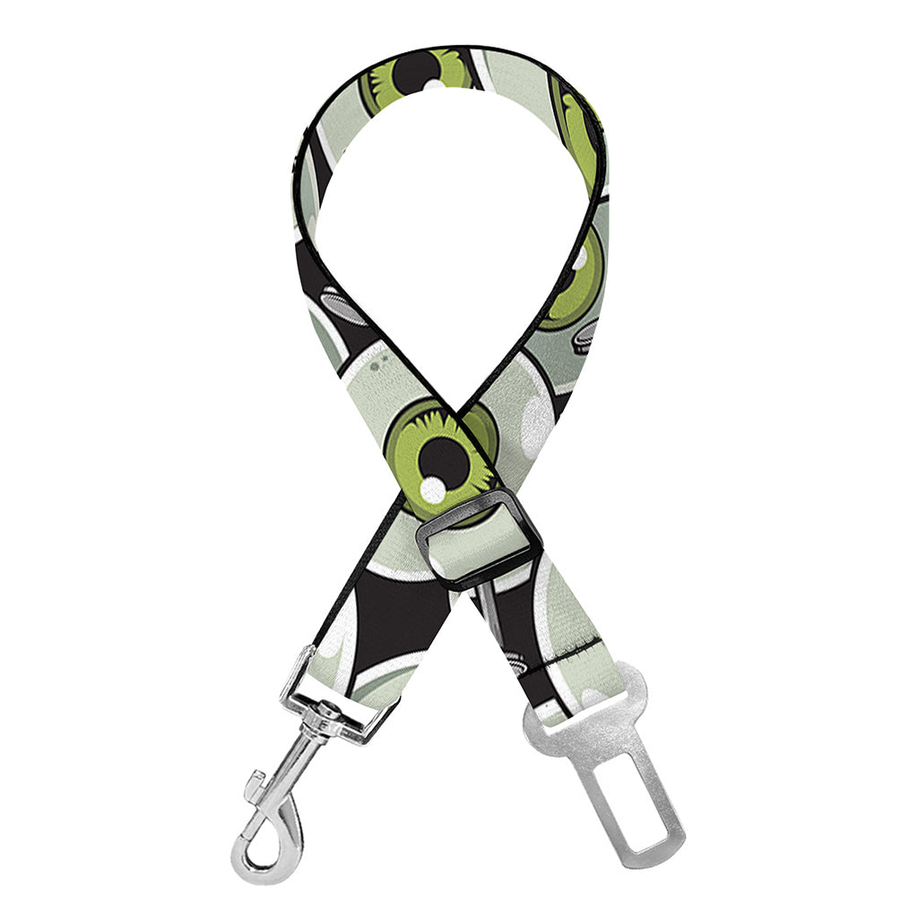Frankenstein Eyeball Pattern Print Dog Seat Belt