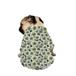 Frankenstein Eyeball Pattern Print Dog Zip Up Jacket