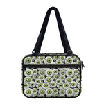 Frankenstein Eyeball Pattern Print Double Strap Bible Bag