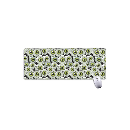 Frankenstein Eyeball Pattern Print Extended Mouse Pad