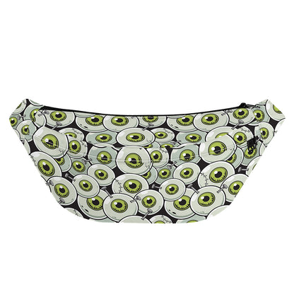 Frankenstein Eyeball Pattern Print Fanny Pack