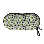 Frankenstein Eyeball Pattern Print Glasses Case
