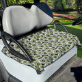 Frankenstein Eyeball Pattern Print Golf Cart Seat Cover