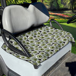 Frankenstein Eyeball Pattern Print Golf Cart Seat Cover