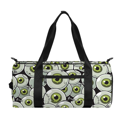Frankenstein Eyeball Pattern Print Gym Bag