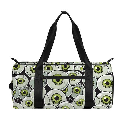 Frankenstein Eyeball Pattern Print Gym Bag