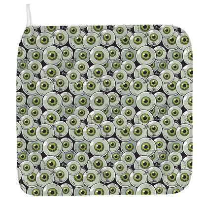 Frankenstein Eyeball Pattern Print Hand Towel