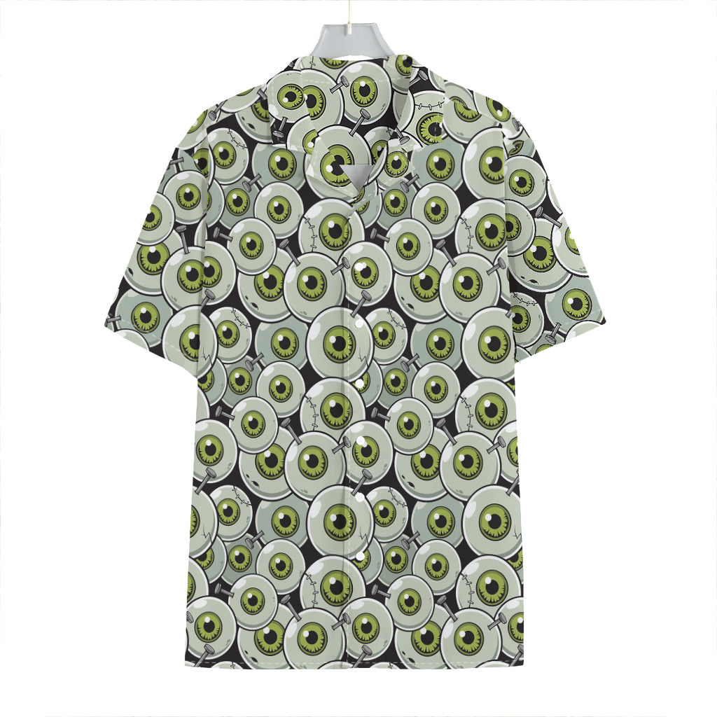 Frankenstein Eyeball Pattern Print Hawaiian Shirt