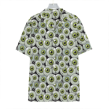 Frankenstein Eyeball Pattern Print Hawaiian Shirt