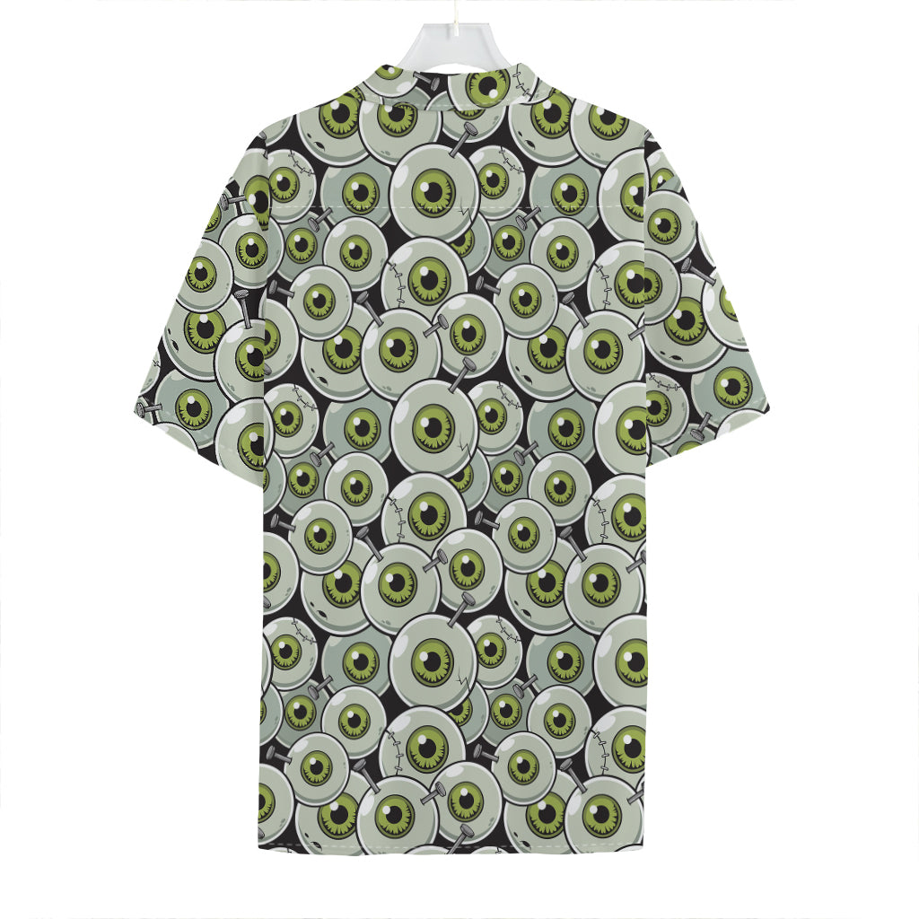 Frankenstein Eyeball Pattern Print Hawaiian Shirt