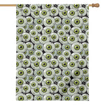 Frankenstein Eyeball Pattern Print House Flag