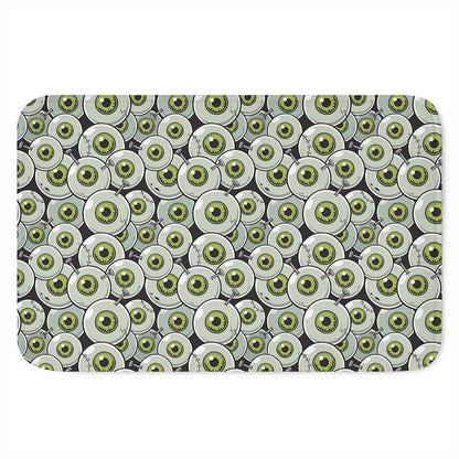 Frankenstein Eyeball Pattern Print Indoor Door Mat