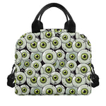 Frankenstein Eyeball Pattern Print Insulated Lunch Bag