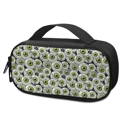 Frankenstein Eyeball Pattern Print Insulin Cooler Travel Case