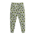 Frankenstein Eyeball Pattern Print Jogger Pants