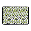 Frankenstein Eyeball Pattern Print Kitchen Mat