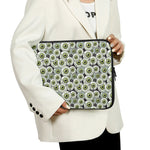 Frankenstein Eyeball Pattern Print Laptop Sleeve