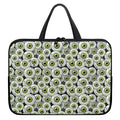 Frankenstein Eyeball Pattern Print Laptop Sleeve With Handle