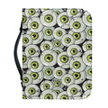 Frankenstein Eyeball Pattern Print Leather Bible Cover