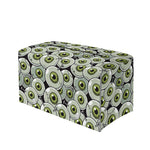 Frankenstein Eyeball Pattern Print Leather Tissue Box Cover