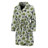 Frankenstein Eyeball Pattern Print Men's Bathrobe