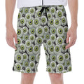 Frankenstein Eyeball Pattern Print Men's Beach Shorts