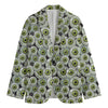 Frankenstein Eyeball Pattern Print Men's Blazer