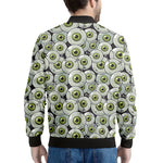 Frankenstein Eyeball Pattern Print Men's Bomber Jacket