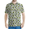 Frankenstein Eyeball Pattern Print Men's Polo Shirt