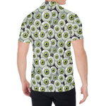 Frankenstein Eyeball Pattern Print Men's Shirt