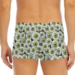Frankenstein Eyeball Pattern Print Men's Short Boxer Briefs