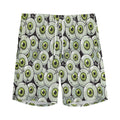 Frankenstein Eyeball Pattern Print Men's Athletic Shorts
