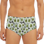 Frankenstein Eyeball Pattern Print Men's Triangle Swim Briefs