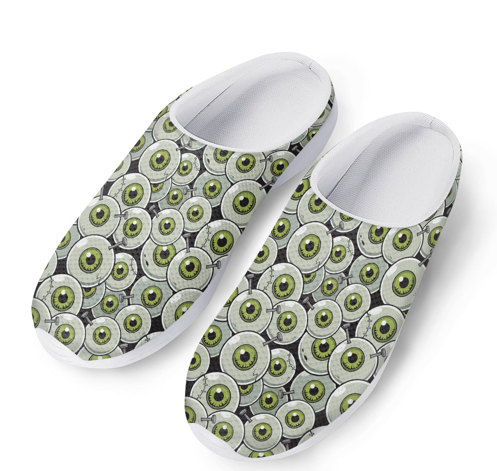 Frankenstein Eyeball Pattern Print Mesh Casual Shoes