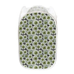 Frankenstein Eyeball Pattern Print Mesh Laundry Hamper
