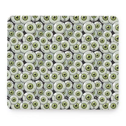 Frankenstein Eyeball Pattern Print Mouse Pad